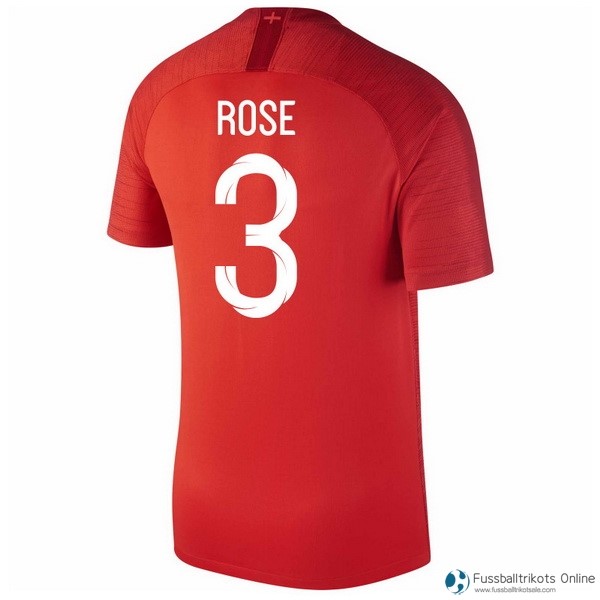 England Trikot Auswarts Rose 2018 Rote Fussballtrikots Günstig
